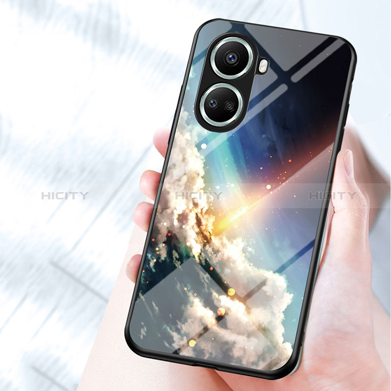 Custodia Silicone Gel Laterale Fantasia Modello Specchio Cover LS1 per Huawei Nova 10 SE