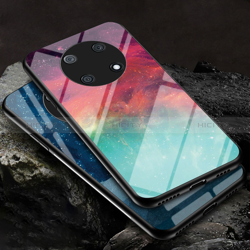 Custodia Silicone Gel Laterale Fantasia Modello Specchio Cover LS1 per Huawei Nova Y90