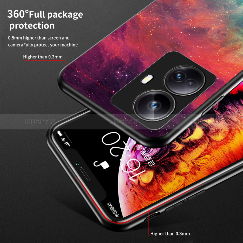 Custodia Silicone Gel Laterale Fantasia Modello Specchio Cover LS1 per Realme 10 Pro+ Plus 5G