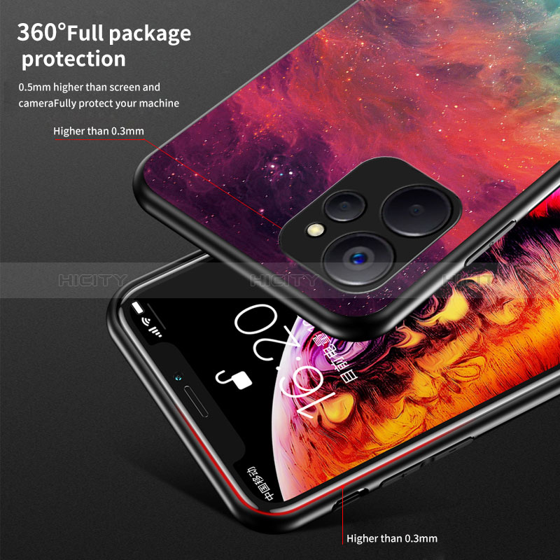 Custodia Silicone Gel Laterale Fantasia Modello Specchio Cover LS1 per Realme 9i 5G