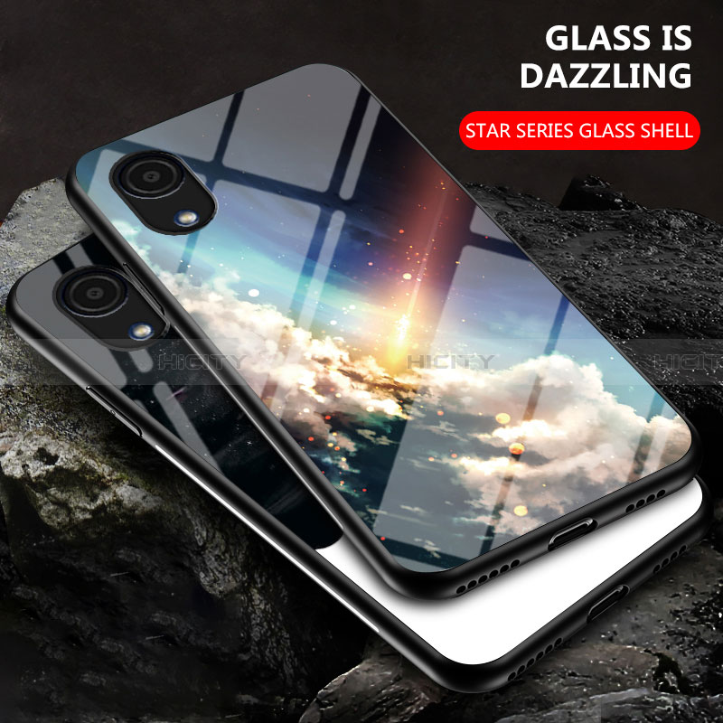 Custodia Silicone Gel Laterale Fantasia Modello Specchio Cover LS1 per Samsung Galaxy A03 Core