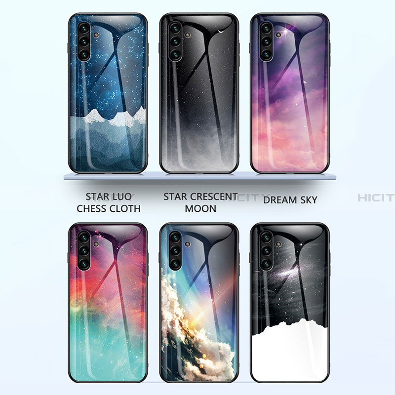 Custodia Silicone Gel Laterale Fantasia Modello Specchio Cover LS1 per Samsung Galaxy A13 5G