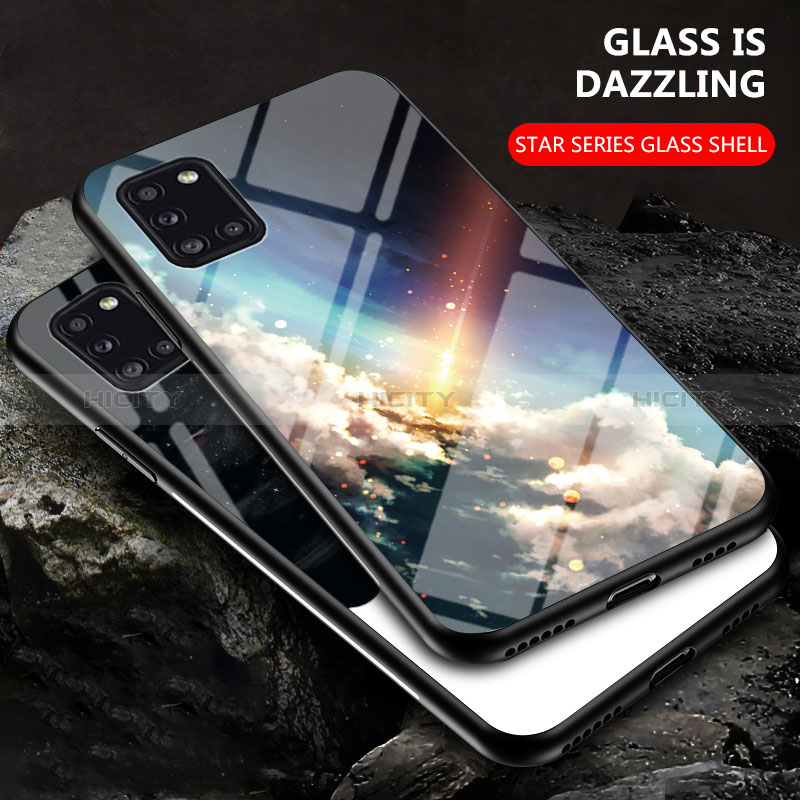 Custodia Silicone Gel Laterale Fantasia Modello Specchio Cover LS1 per Samsung Galaxy A31