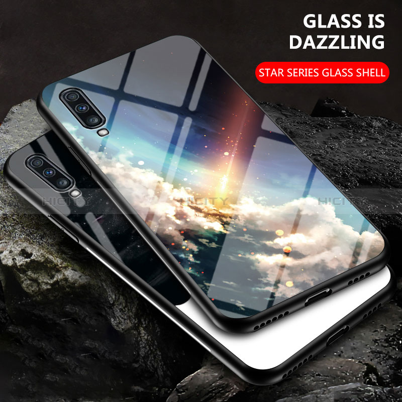Custodia Silicone Gel Laterale Fantasia Modello Specchio Cover LS1 per Samsung Galaxy A70S