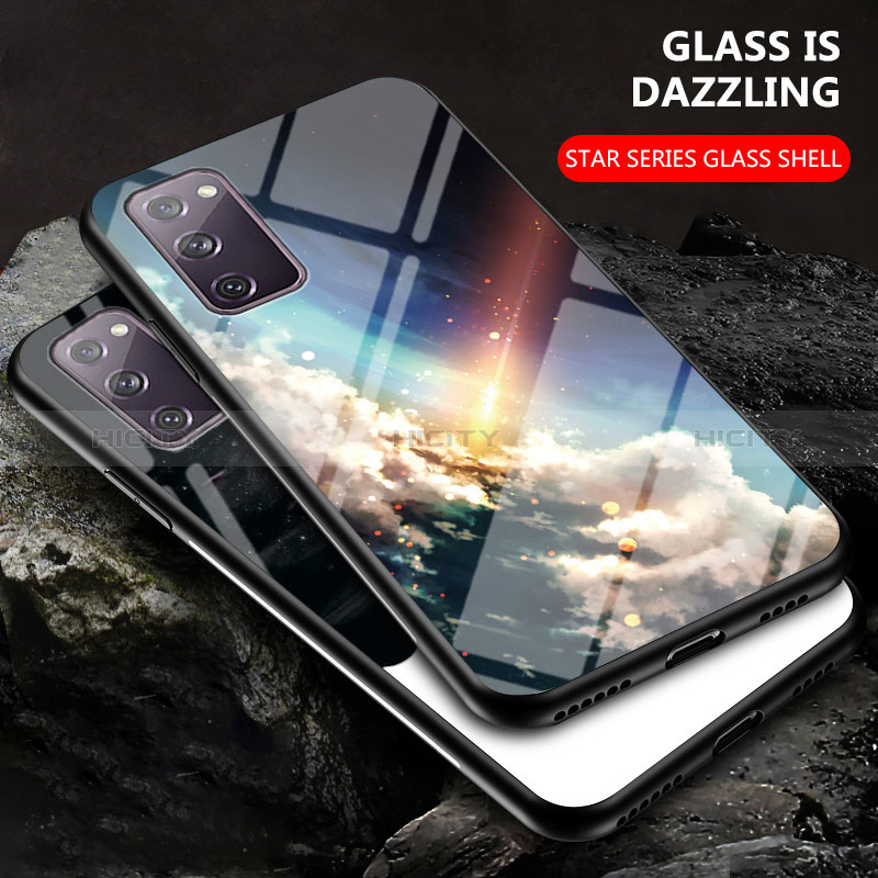 Custodia Silicone Gel Laterale Fantasia Modello Specchio Cover LS1 per Samsung Galaxy S20 FE 4G