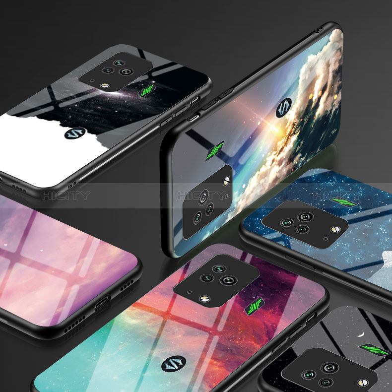 Custodia Silicone Gel Laterale Fantasia Modello Specchio Cover LS1 per Xiaomi Black Shark 5 Pro 5G