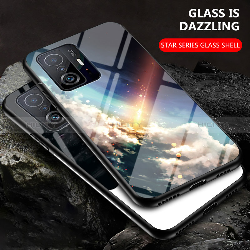 Custodia Silicone Gel Laterale Fantasia Modello Specchio Cover LS1 per Xiaomi Mi 11T 5G