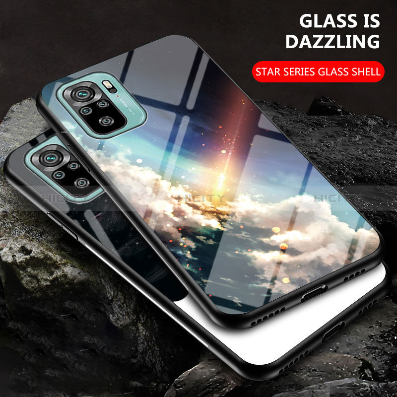 Custodia Silicone Gel Laterale Fantasia Modello Specchio Cover LS1 per Xiaomi Poco M5S