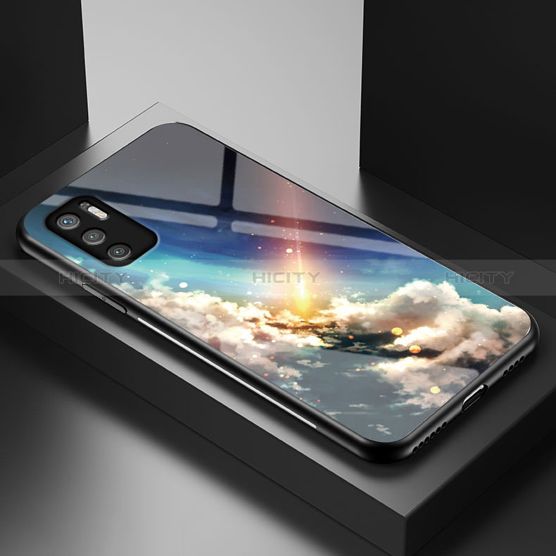 Custodia Silicone Gel Laterale Fantasia Modello Specchio Cover LS1 per Xiaomi Redmi Note 10T 5G