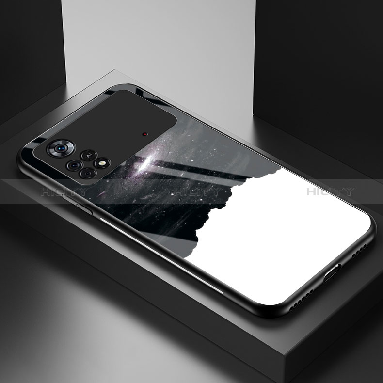 Custodia Silicone Gel Laterale Fantasia Modello Specchio Cover LS1 per Xiaomi Redmi Note 11E Pro 5G