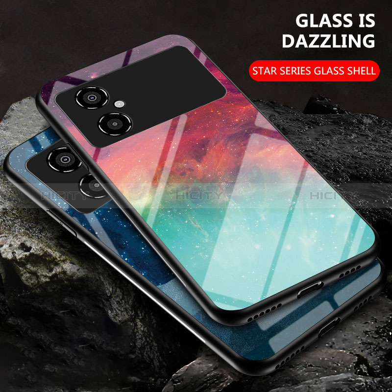 Custodia Silicone Gel Laterale Fantasia Modello Specchio Cover LS1 per Xiaomi Redmi Note 11R 5G