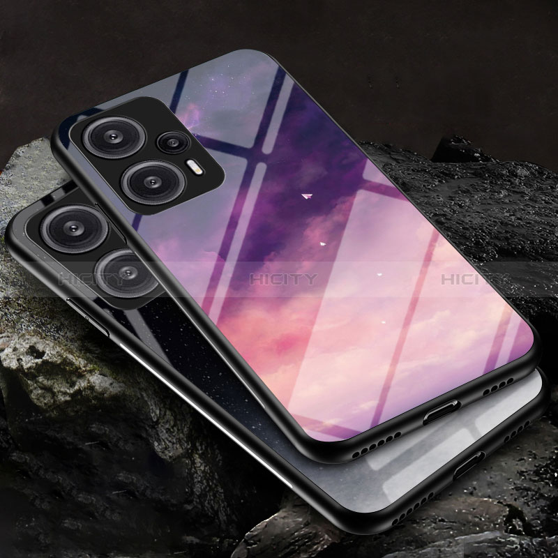 Custodia Silicone Gel Laterale Fantasia Modello Specchio Cover LS1 per Xiaomi Redmi Note 12 Turbo 5G