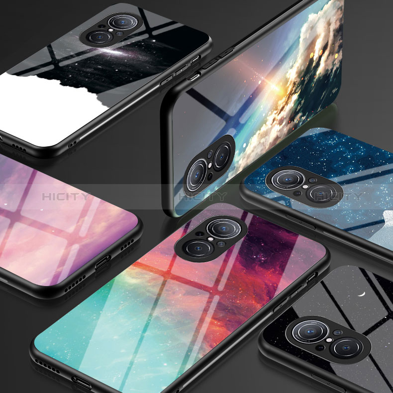 Custodia Silicone Gel Laterale Fantasia Modello Specchio Cover LS2 per Huawei Nova 9 SE