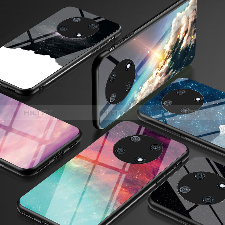 Custodia Silicone Gel Laterale Fantasia Modello Specchio Cover LS2 per Huawei Nova Y90