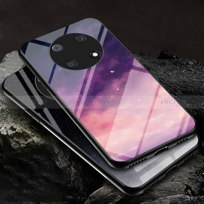 Custodia Silicone Gel Laterale Fantasia Modello Specchio Cover LS2 per Huawei Nova Y90