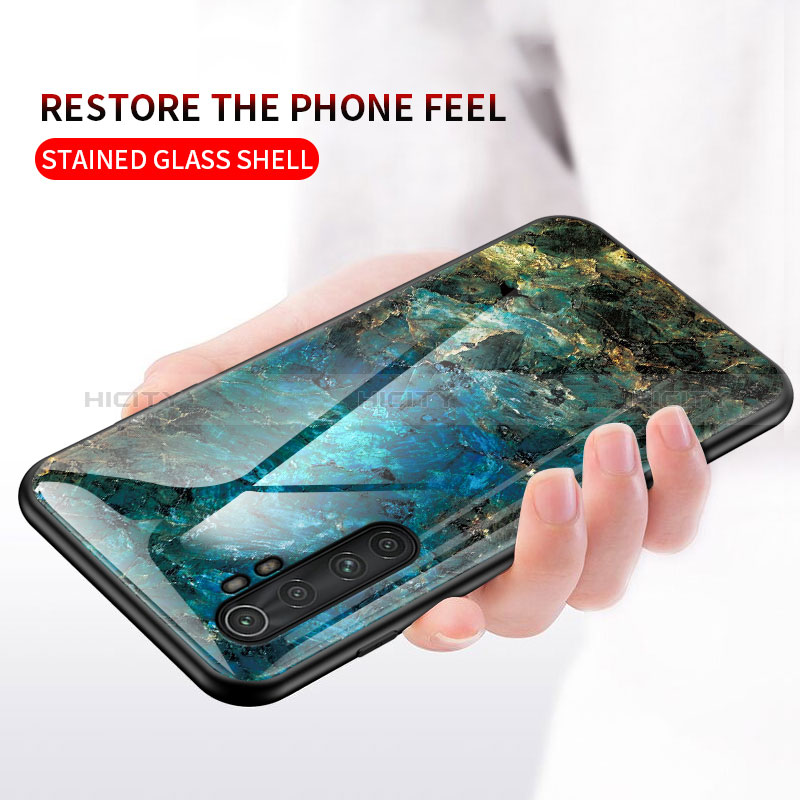 Custodia Silicone Gel Laterale Fantasia Modello Specchio Cover LS2 per Xiaomi Mi Note 10 Lite