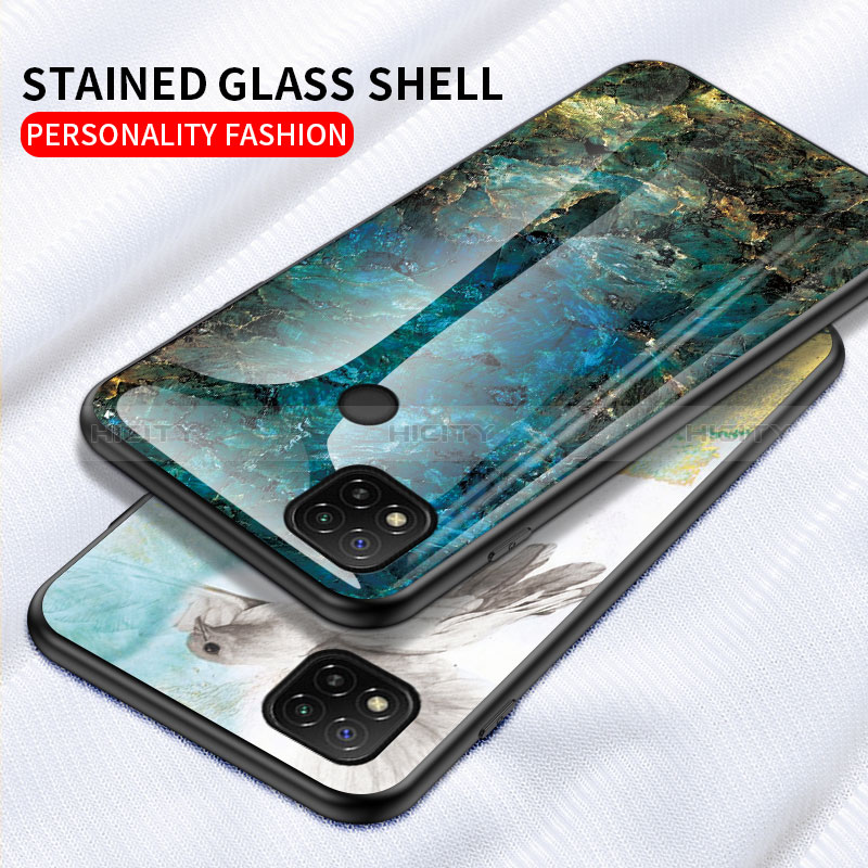 Custodia Silicone Gel Laterale Fantasia Modello Specchio Cover LS2 per Xiaomi POCO C3