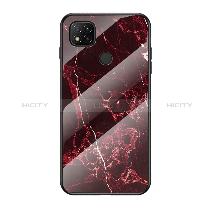 Custodia Silicone Gel Laterale Fantasia Modello Specchio Cover LS2 per Xiaomi Redmi 9 Activ