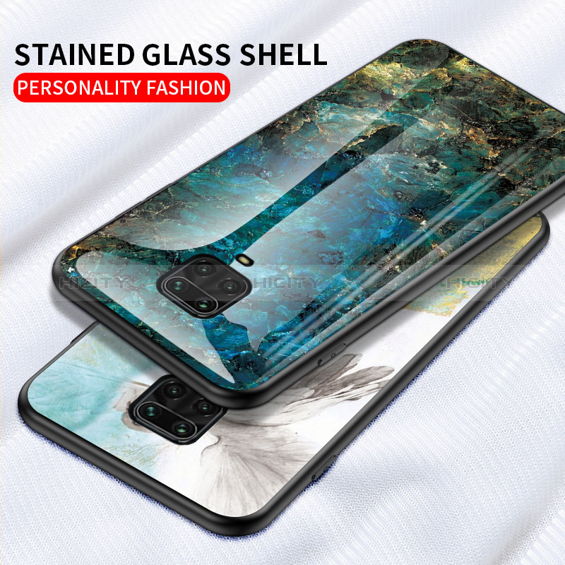 Custodia Silicone Gel Laterale Fantasia Modello Specchio Cover LS2 per Xiaomi Redmi Note 9 Pro