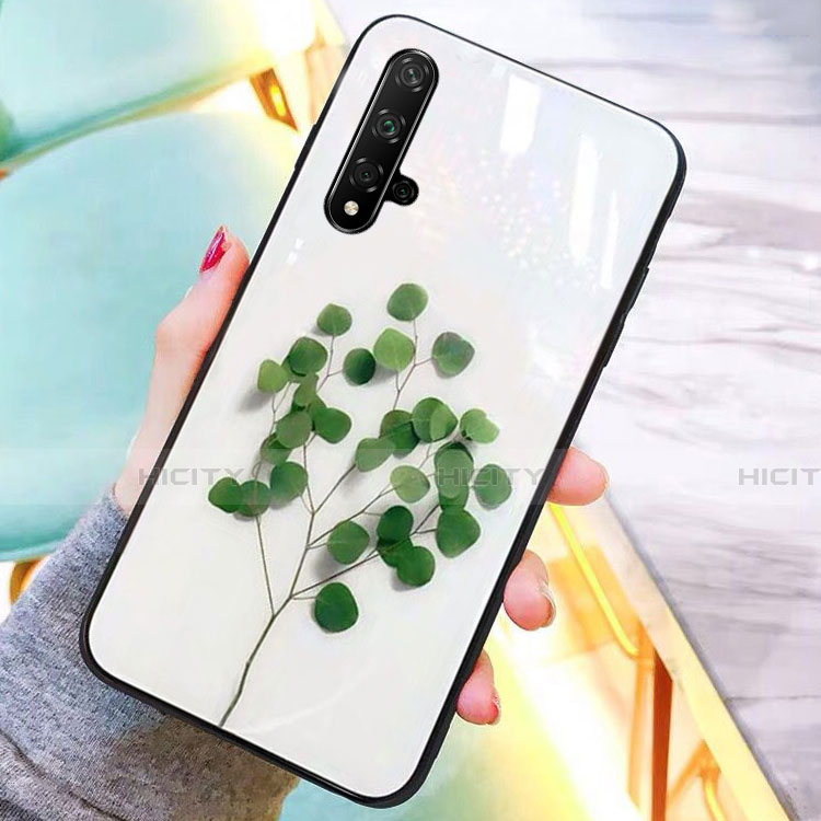 Custodia Silicone Gel Laterale Fantasia Modello Specchio Cover M01 per Huawei Nova 5T Multicolore