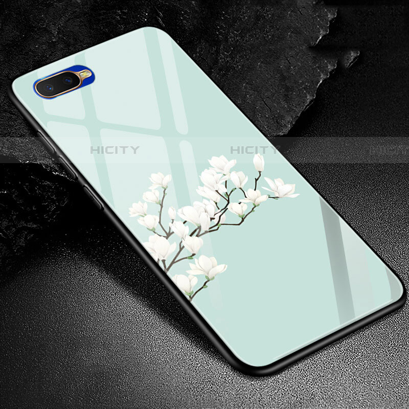 Custodia Silicone Gel Laterale Fantasia Modello Specchio Cover M01 per Oppo RX17 Neo