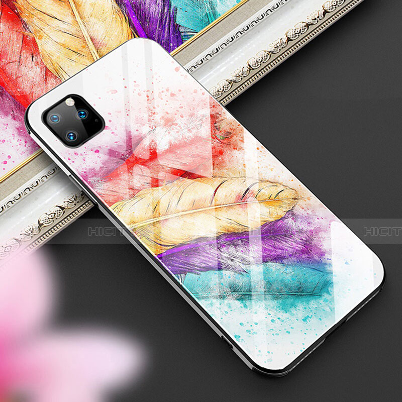 Custodia Silicone Gel Laterale Fantasia Modello Specchio Cover M02 per Apple iPhone 11 Pro