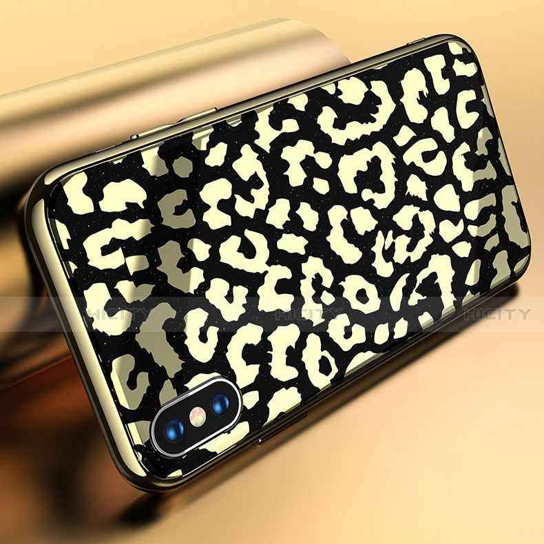 Custodia Silicone Gel Laterale Fantasia Modello Specchio Cover per Apple iPhone Xs Max