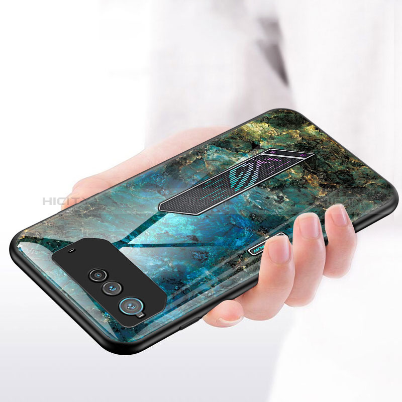 Custodia Silicone Gel Laterale Fantasia Modello Specchio Cover per Asus ROG Phone 6