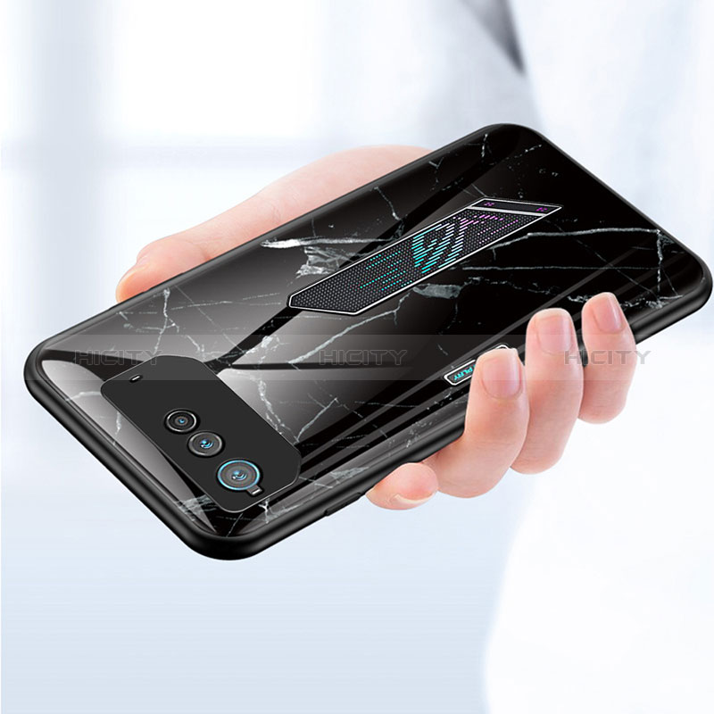 Custodia Silicone Gel Laterale Fantasia Modello Specchio Cover per Asus ROG Phone 6