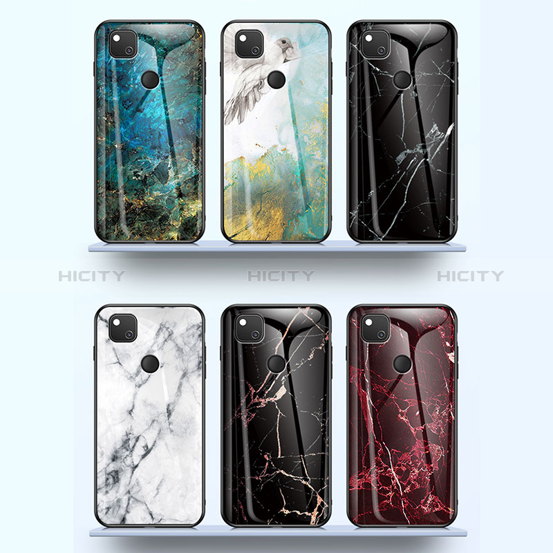 Custodia Silicone Gel Laterale Fantasia Modello Specchio Cover per Google Pixel 4a