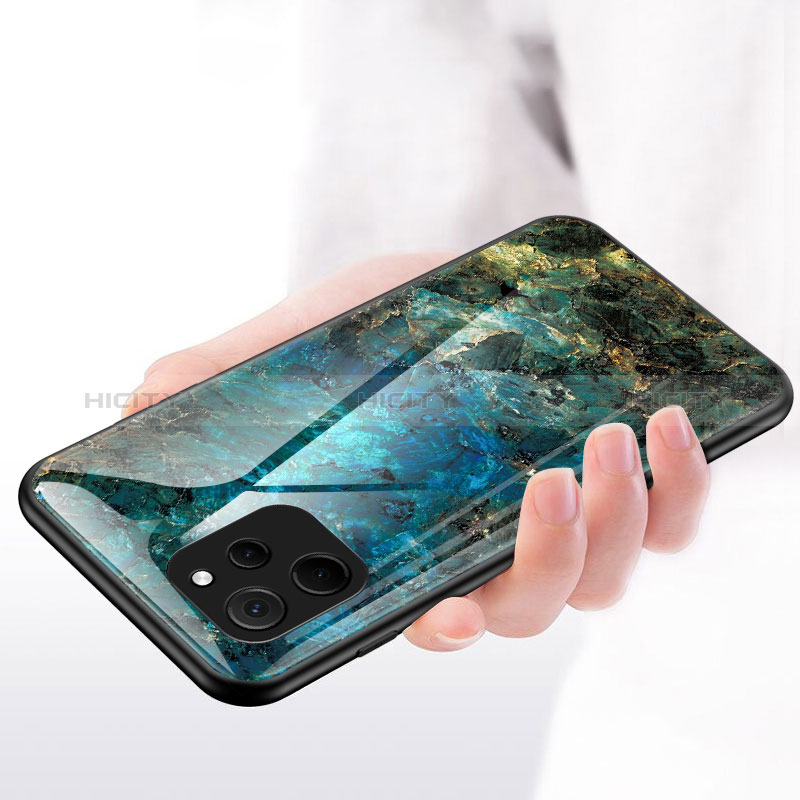 Custodia Silicone Gel Laterale Fantasia Modello Specchio Cover per Huawei Enjoy 50z