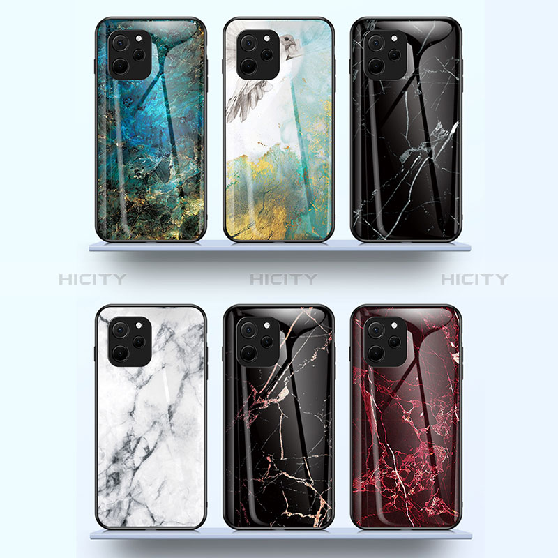 Custodia Silicone Gel Laterale Fantasia Modello Specchio Cover per Huawei Enjoy 50z