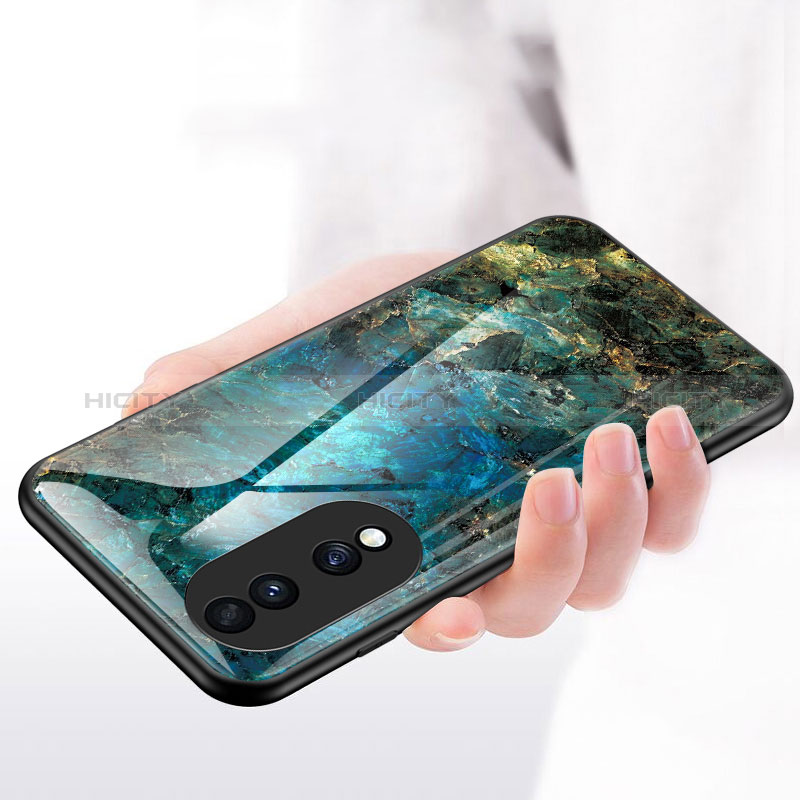 Custodia Silicone Gel Laterale Fantasia Modello Specchio Cover per Huawei Honor 70 Pro 5G