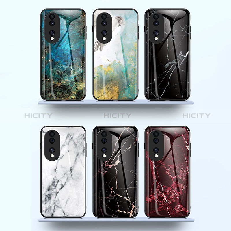 Custodia Silicone Gel Laterale Fantasia Modello Specchio Cover per Huawei Honor 70 Pro 5G