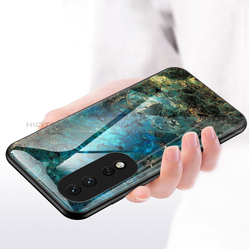 Custodia Silicone Gel Laterale Fantasia Modello Specchio Cover per Huawei Honor 80 Pro 5G