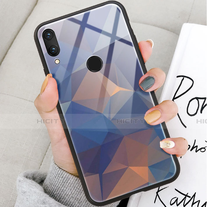 Custodia Silicone Gel Laterale Fantasia Modello Specchio Cover per Huawei Honor View 10 Lite