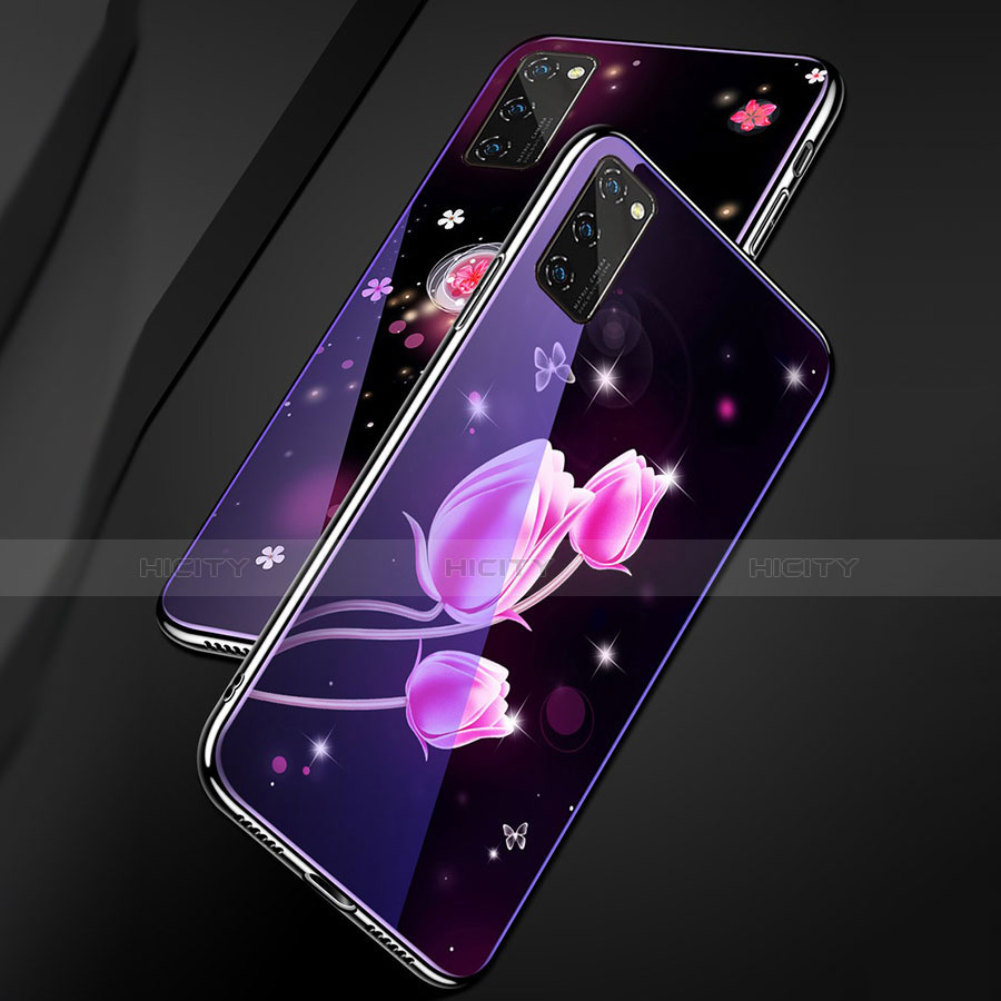 Custodia Silicone Gel Laterale Fantasia Modello Specchio Cover per Huawei Honor View 30 Pro 5G