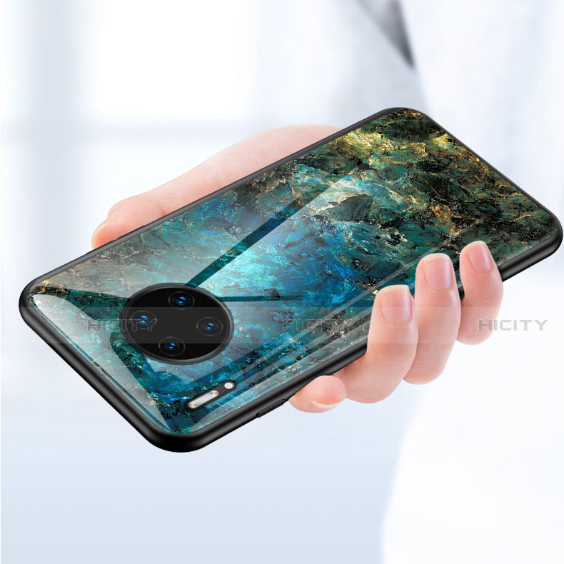 Custodia Silicone Gel Laterale Fantasia Modello Specchio Cover per Huawei Mate 30E Pro 5G