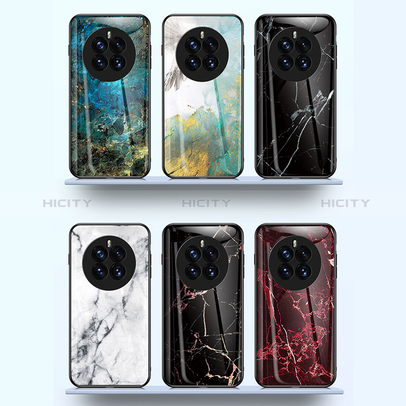 Custodia Silicone Gel Laterale Fantasia Modello Specchio Cover per Huawei Mate 50 Pro