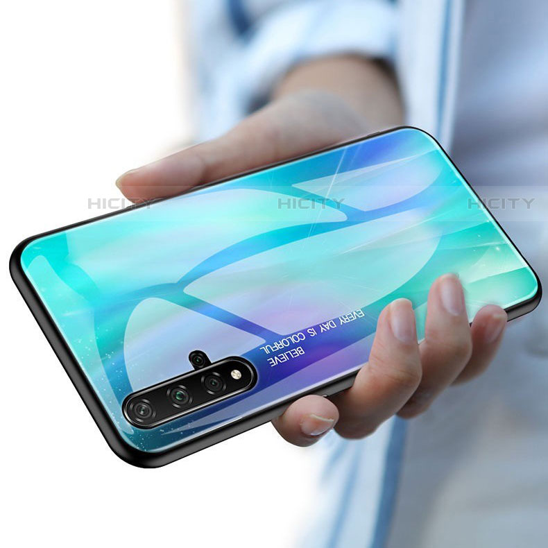 Custodia Silicone Gel Laterale Fantasia Modello Specchio Cover per Huawei Nova 5T