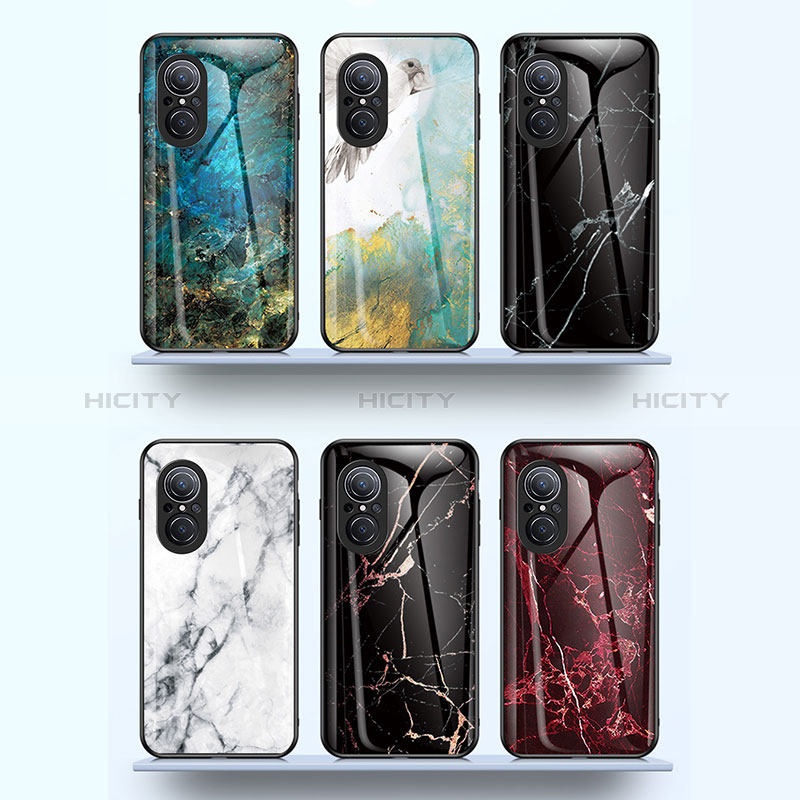 Custodia Silicone Gel Laterale Fantasia Modello Specchio Cover per Huawei Nova 9 SE