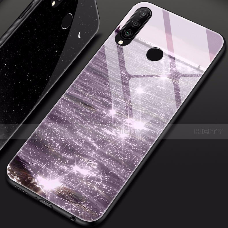 Custodia Silicone Gel Laterale Fantasia Modello Specchio Cover per Huawei P30 Lite