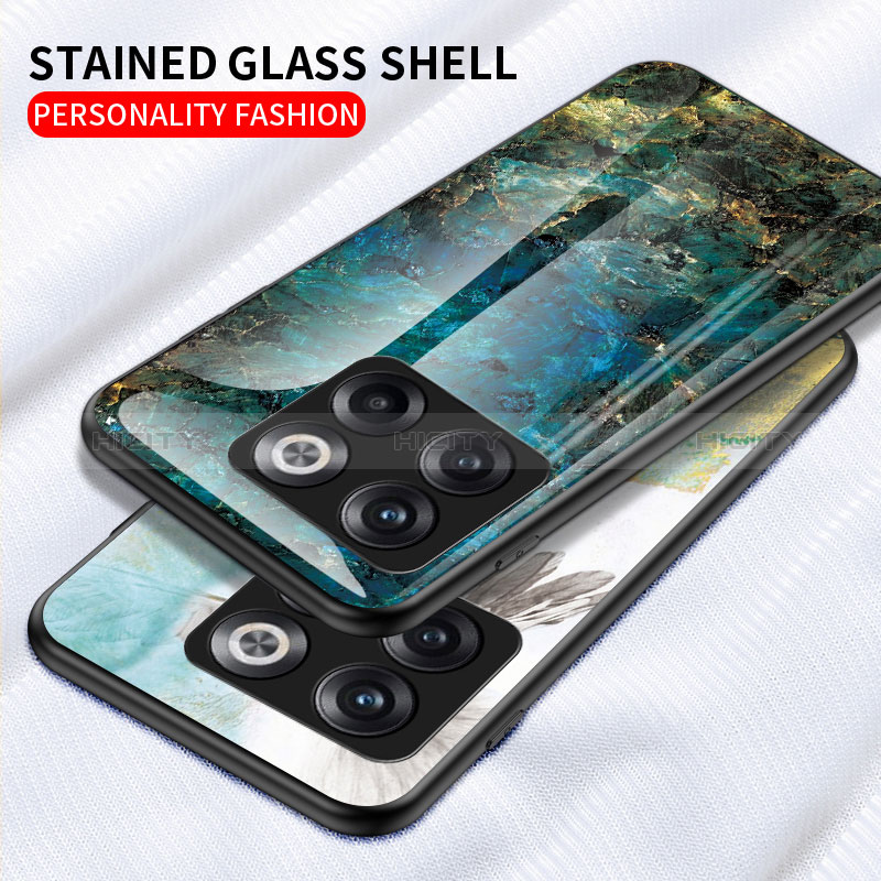 Custodia Silicone Gel Laterale Fantasia Modello Specchio Cover per OnePlus 10T 5G