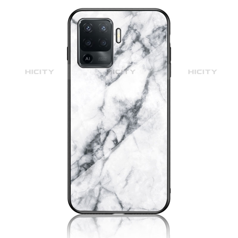 Custodia Silicone Gel Laterale Fantasia Modello Specchio Cover per Oppo F19 Pro