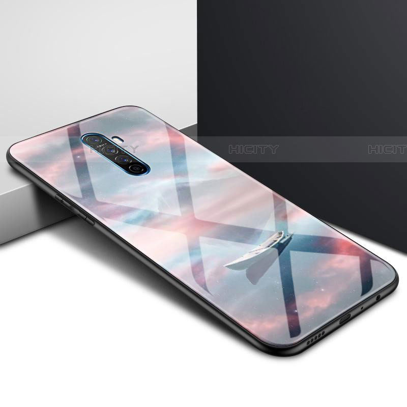 Custodia Silicone Gel Laterale Fantasia Modello Specchio Cover per Oppo Reno Ace Multicolore