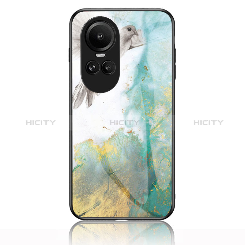 Custodia Silicone Gel Laterale Fantasia Modello Specchio Cover per Oppo Reno10 Pro 5G