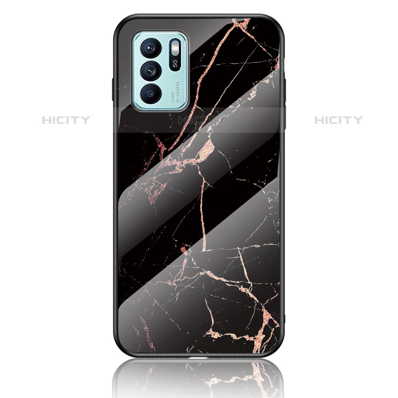 Custodia Silicone Gel Laterale Fantasia Modello Specchio Cover per Oppo Reno6 Z 5G