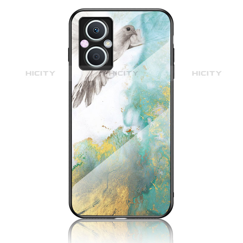 Custodia Silicone Gel Laterale Fantasia Modello Specchio Cover per Oppo Reno7 Lite 5G