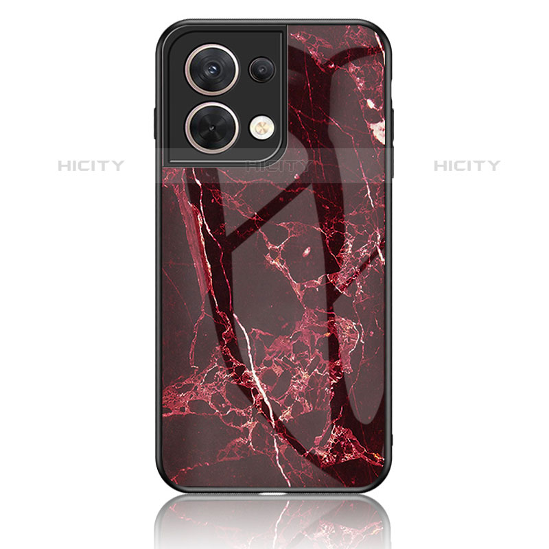 Custodia Silicone Gel Laterale Fantasia Modello Specchio Cover per Oppo Reno8 5G