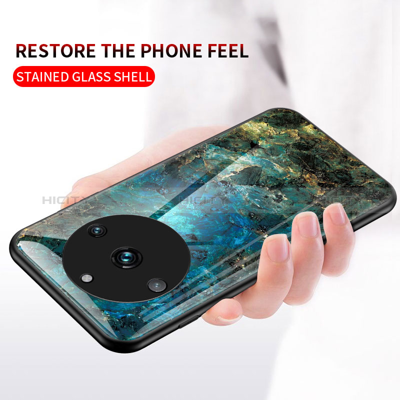 Custodia Silicone Gel Laterale Fantasia Modello Specchio Cover per Realme 11 Pro 5G